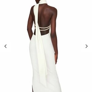 Khanums Kara Dress Maxi in Ivory